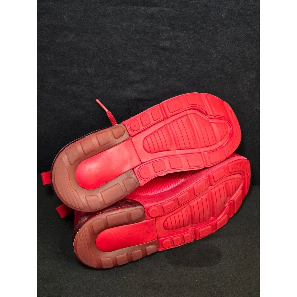 Nike Air Max 270 Kids University Red Sneakers CW6988-600 Kids Size 3Y